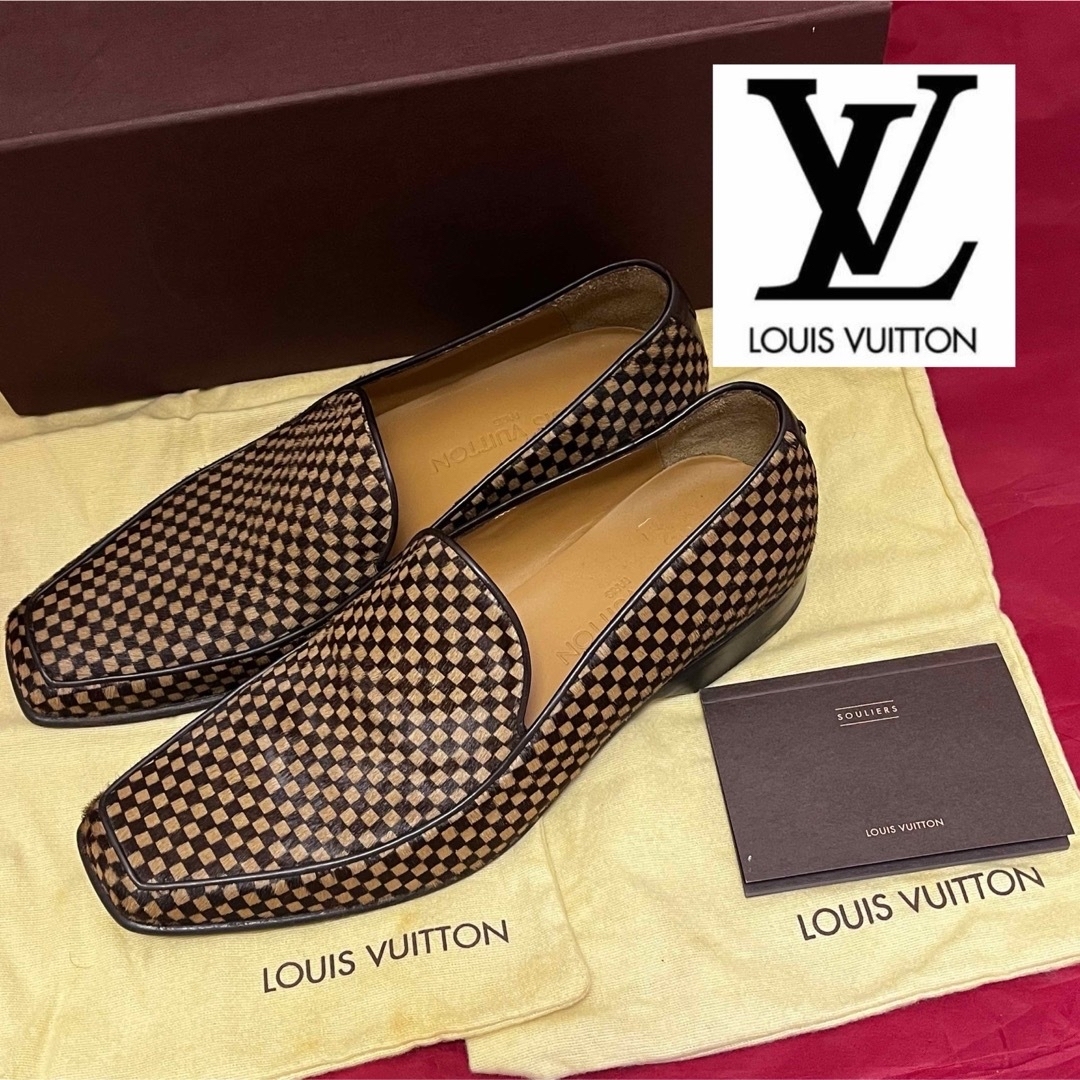 LOUIS VUITTON(ルイヴィトン)のルイヴィトン　ダミエハラコビジネスシューズ メンズの靴/シューズ(ドレス/ビジネス)の商品写真