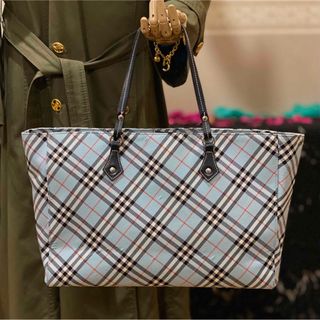 BURBERRY - Burberry バーバリー ノバチェック PVC レザー 2way A4収納