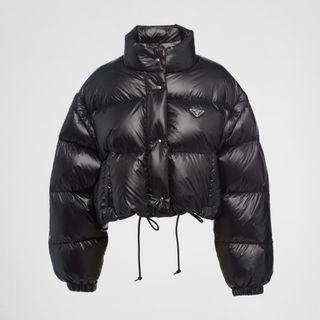 プラダ(PRADA)のPRADA 国内完売/291805 Re Nylon クロップドダウンジャケット(ダウンジャケット)