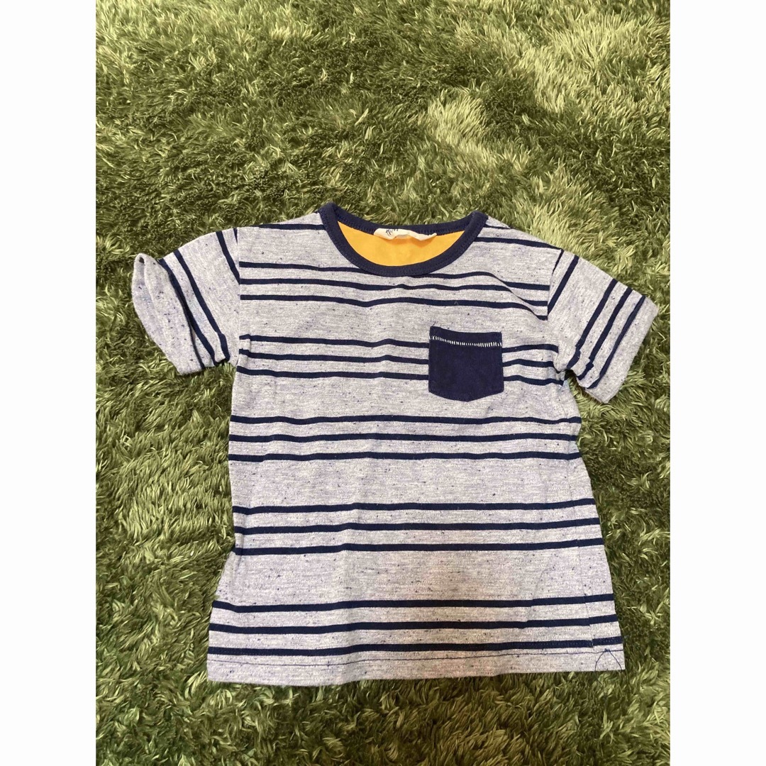 H&M(エイチアンドエム)のH&M ポケット付きTシャツ キッズ/ベビー/マタニティのキッズ服男の子用(90cm~)(Tシャツ/カットソー)の商品写真