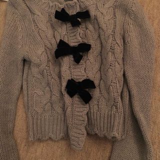 le reve vaniller ribbon cardigan(カーディガン)