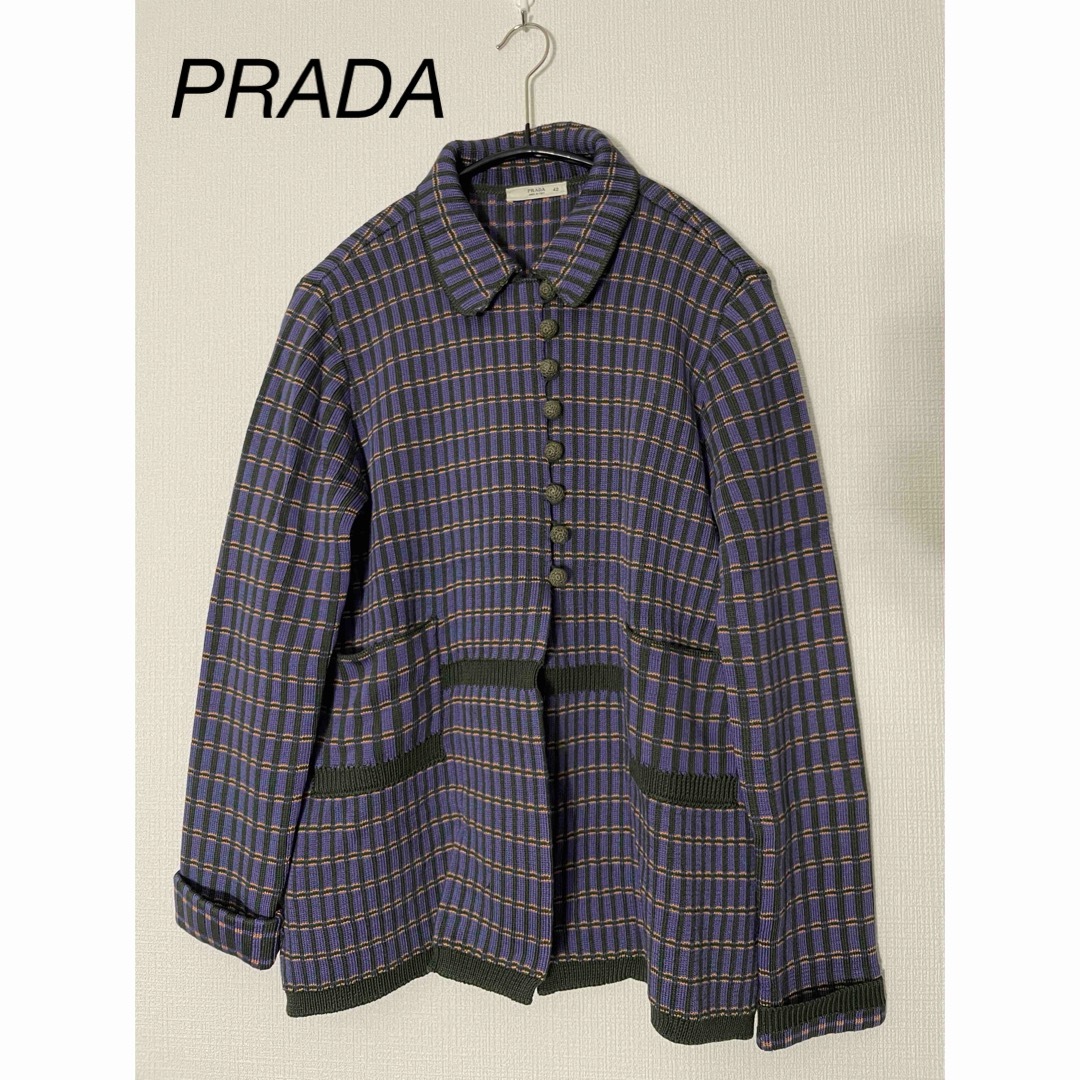 PRADA(プラダ)のPRADA ニットジャケット カーディガン レディースのトップス(ニット/セーター)の商品写真