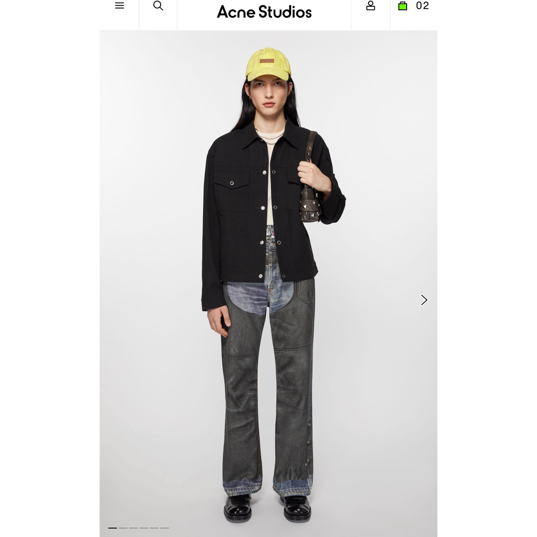 Acne studios ツイルジャケット 44 タグ付き Acne studios ツイルジャケット 44 タグ付き