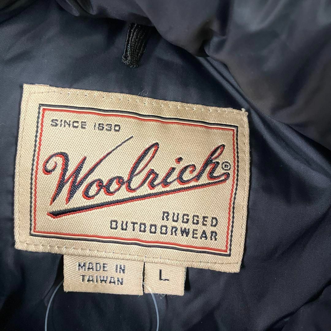 WOOLRICH(ウールリッチ)のウールリッチ　ダウンジャケット　オールド　古着　ブラック　L アウトドア メンズのジャケット/アウター(ダウンジャケット)の商品写真