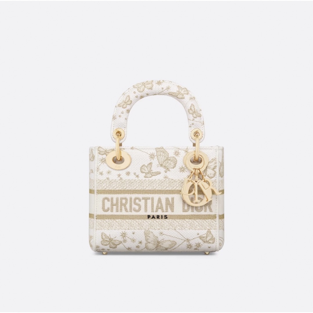 Christian Dior(クリスチャンディオール)の新品 完売 ディオール LADY D-LITE ミニバッグ Butterfly レディースのバッグ(ショルダーバッグ)の商品写真