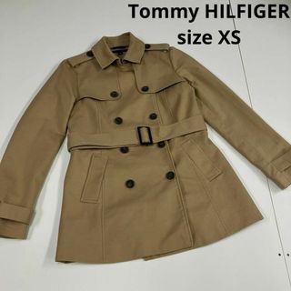 TOMMY HILFIGER - トミーヒルフィガー　トレンチコート　ショート丈　古着女子　XS