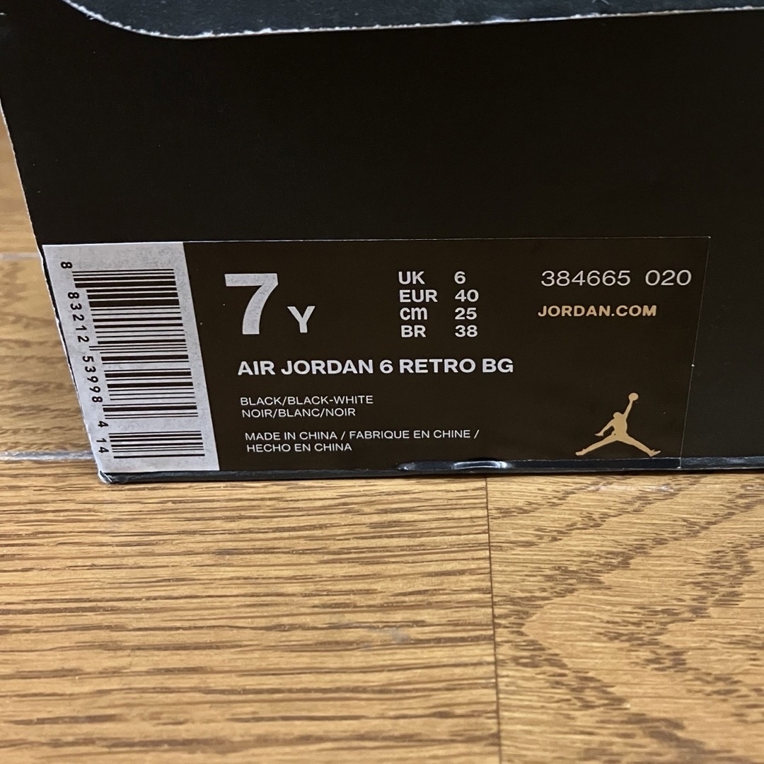 Jordan Brand（NIKE）(ジョーダン)のNIKE AJ6 RETRO 25.0cm メンズの靴/シューズ(スニーカー)の商品写真