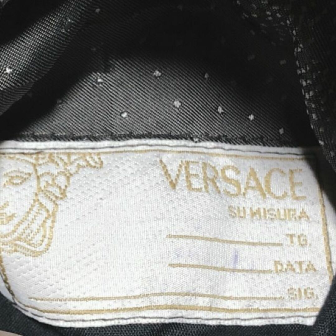 VERSACE(ヴェルサーチ)のVERSACE ヴェルサーチ SU MISURA 3Bストライプジャケット 48 メンズのジャケット/アウター(テーラードジャケット)の商品写真