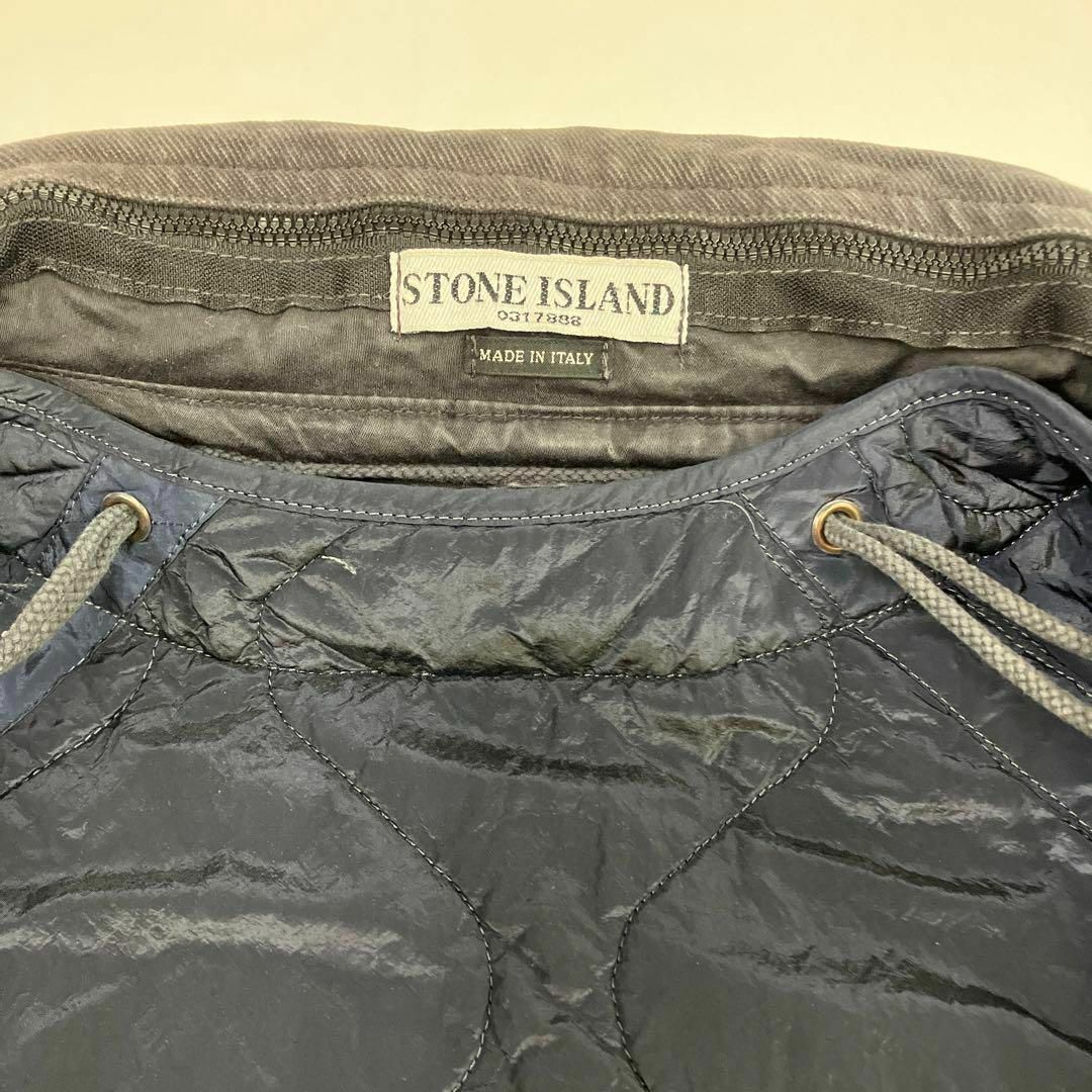 STONE ISLAND(ストーンアイランド)のstone island ロングコート　ミリタリージャケット　ヴィンテージ　XL メンズのジャケット/アウター(ミリタリージャケット)の商品写真