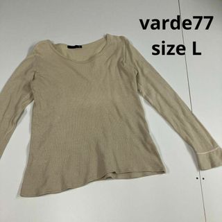 バルデセブンティセブン(Varde77)のvarde77 バルデ77 ロンT サーマル　切り替え　カットソー　古着　ゆる首(Tシャツ/カットソー(七分/長袖))