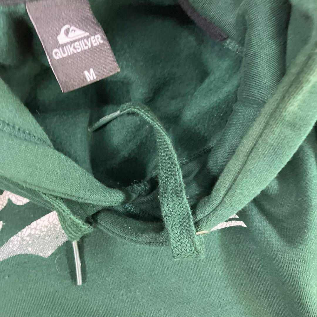 QUIKSILVER(クイックシルバー)のQUIKSILVER クイックシルバー　パーカー　M フェード　古着 メンズのトップス(パーカー)の商品写真