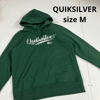 クイックシルバー(QUIKSILVER)のQUIKSILVER クイックシルバー　パーカー　M フェード　古着(パーカー)