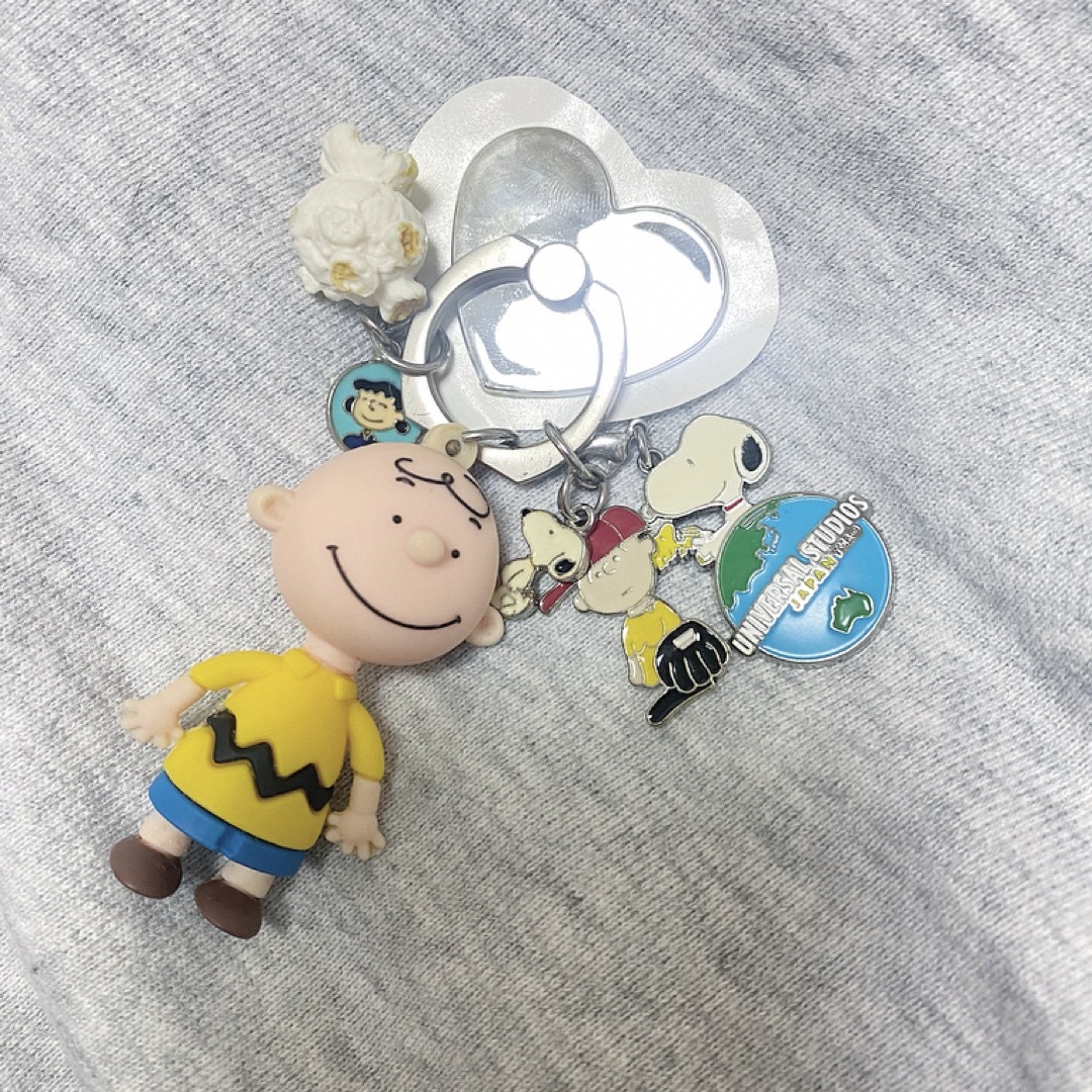 SNOOPY(スヌーピー)のスマホバンカーリング　スヌーピー  ハンドメイド ハンドメイドの素材/材料(各種パーツ)の商品写真