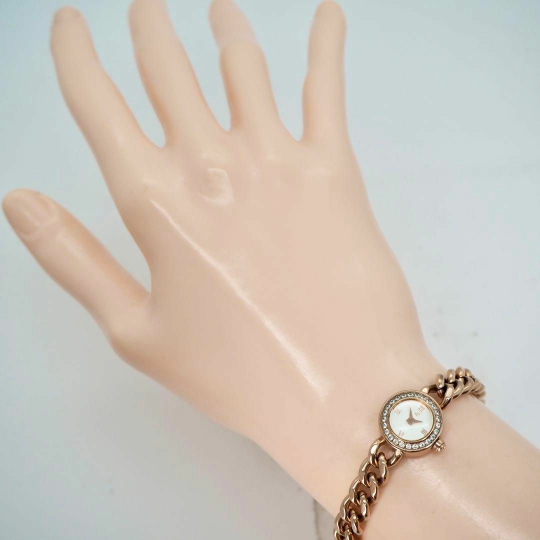 4℃(ヨンドシー)の404【美品】4℃ ヨンドシー時計　レディース腕時計　ダイヤベゼル　アンティーク レディースのファッション小物(腕時計)の商品写真