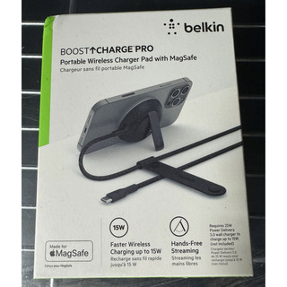 アップル(Apple)の新品未使用 Belkin MagSafe認証 ワイヤレス充電パッド (その他)