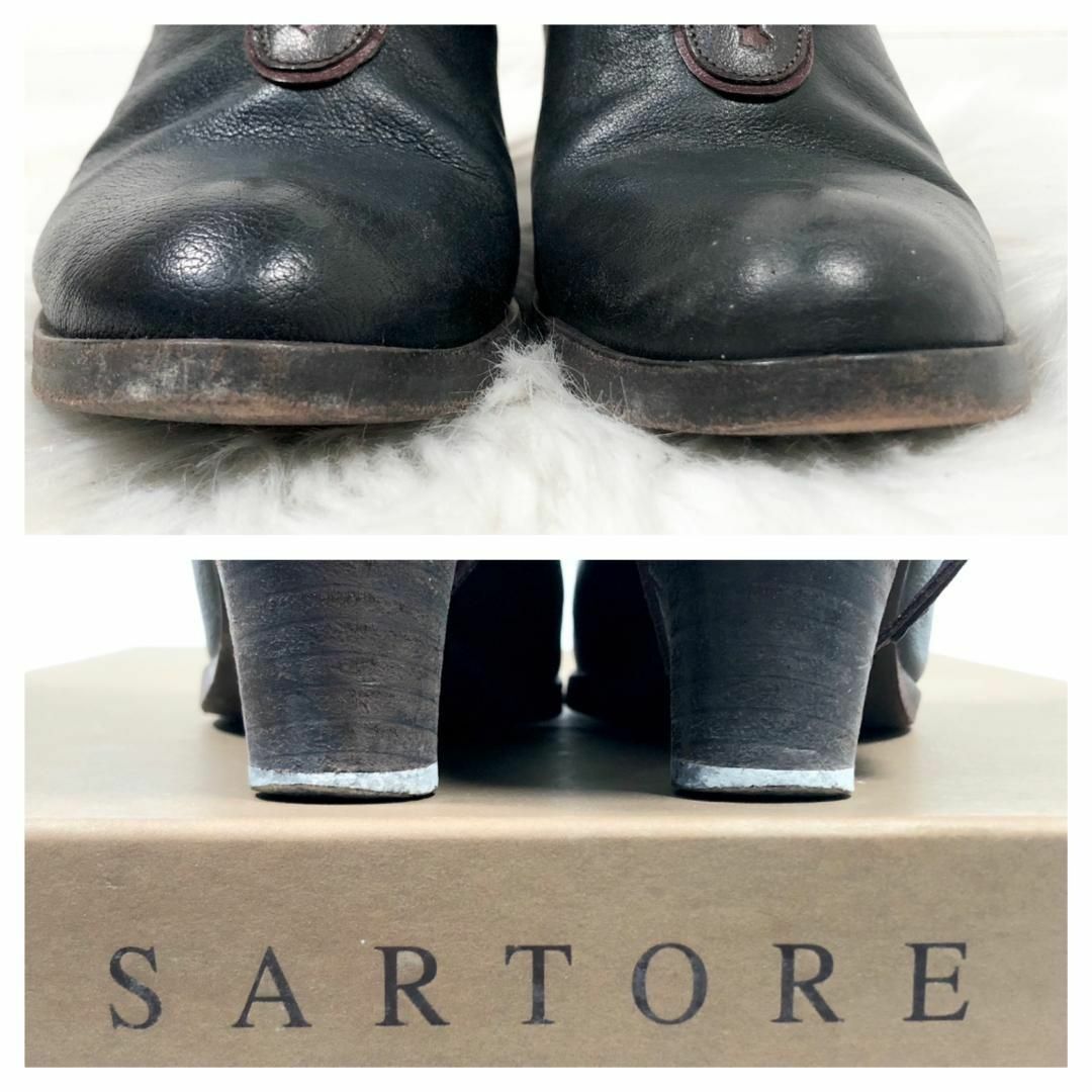 SARTORE(サルトル)のサルトル SARTORE ブーティ ショートブーツ レザー 35 レディースの靴/シューズ(ブーティ)の商品写真