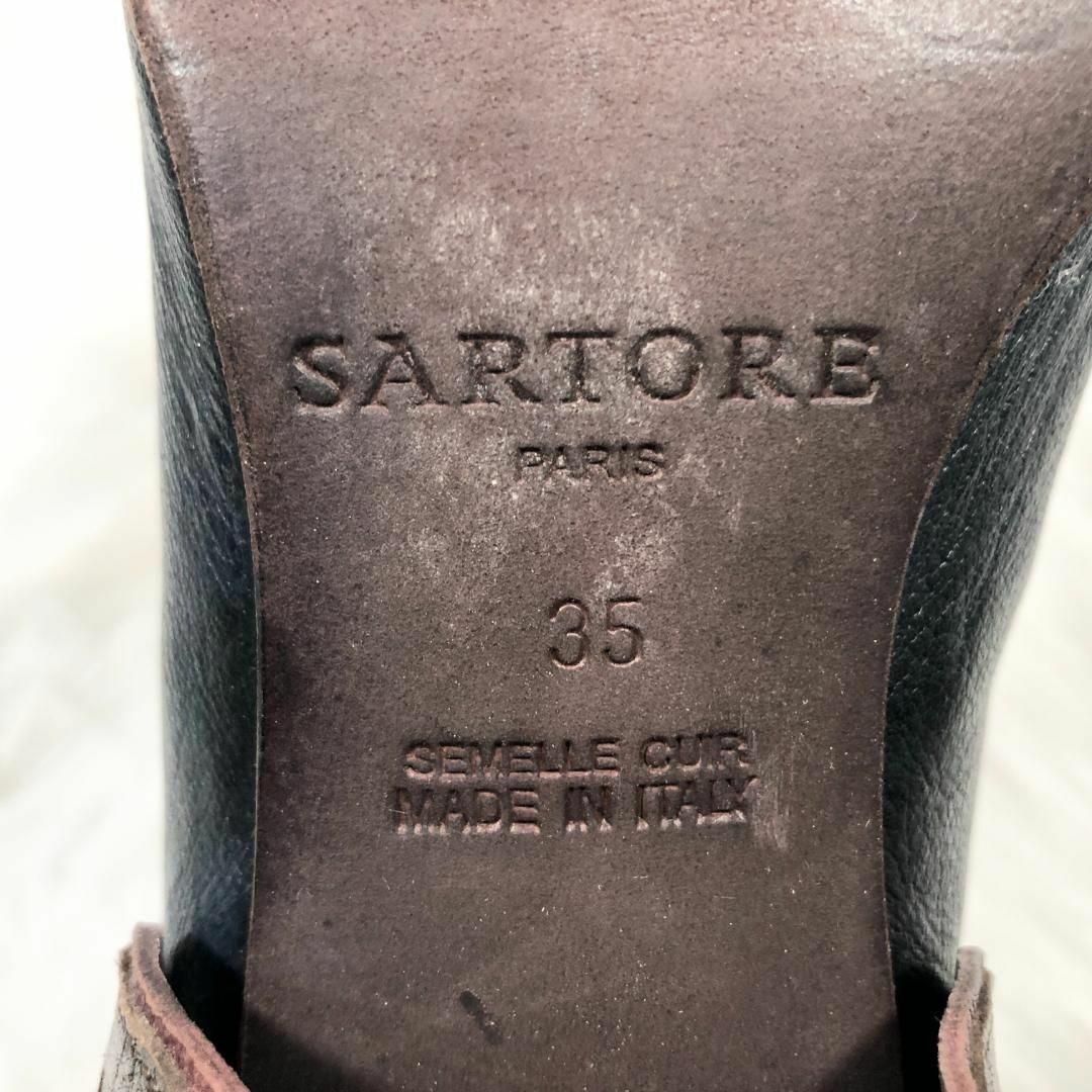 SARTORE(サルトル)のサルトル SARTORE ブーティ ショートブーツ レザー 35 レディースの靴/シューズ(ブーティ)の商品写真