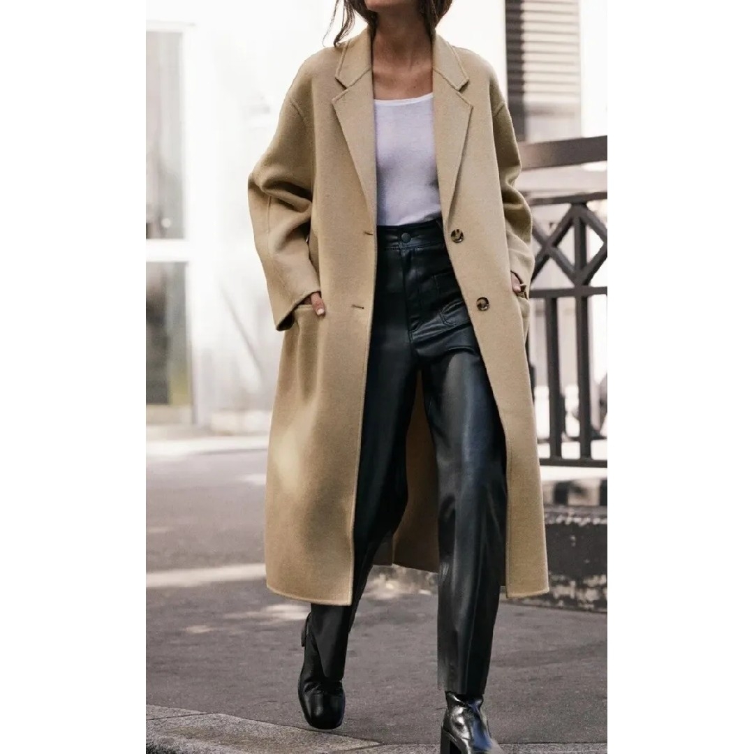 ZARA - ZARA ZW COLLECTION ダブルフェイス ウールブレンド ZARA - ZARA ZW COLLECTION ダブルフェイス ウールブレンド