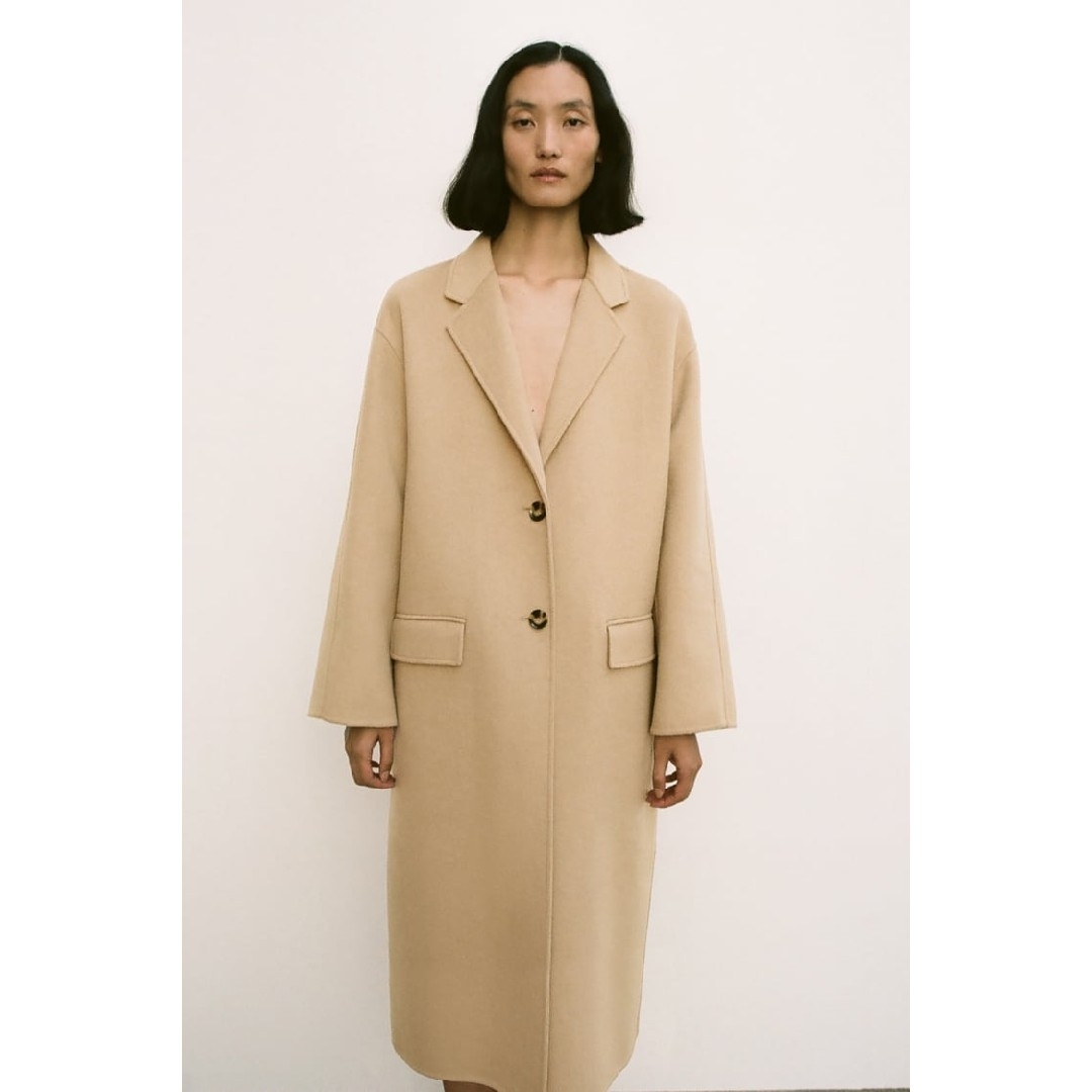 ZARA - ZARA ZW COLLECTION ダブルフェイス ウールブレンド ZARA - ZARA ZW COLLECTION ダブルフェイス ウールブレンド