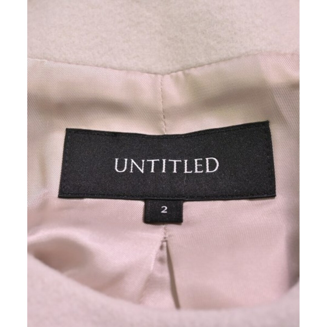 UNTITLED(アンタイトル)のUNTITLED アンタイトル コート（その他） 2(M位) ベージュ 【古着】【中古】 レディースのジャケット/アウター(その他)の商品写真