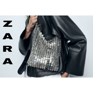 ZARA - ZARA メタリック レザー ショルダーバッグ X MAISON SPECIALの ...