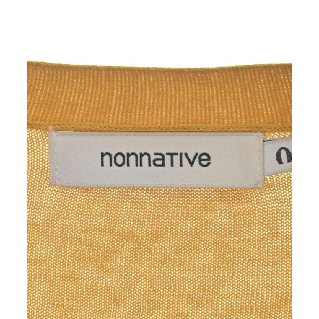 nonnative(ノンネイティブ)のnonnative ノンネイティヴ カーディガン 0(XS位) オレンジ系 【古着】【中古】 メンズのトップス(カーディガン)の商品写真