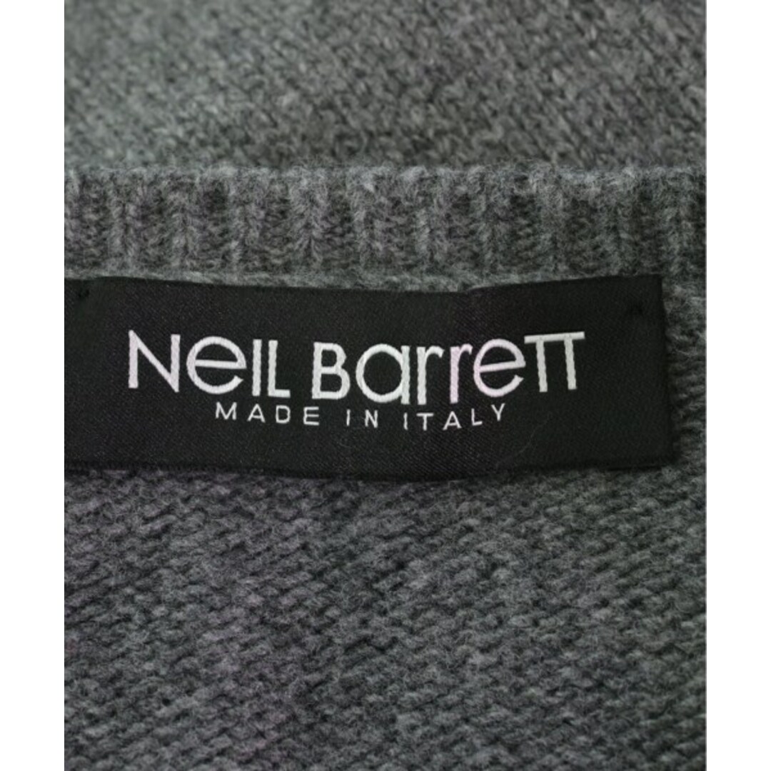 NEIL BARRETT(ニールバレット)のNeil Barrett ニールバレット ニット・セーター M グレー 【古着】【中古】 メンズのトップス(ニット/セーター)の商品写真