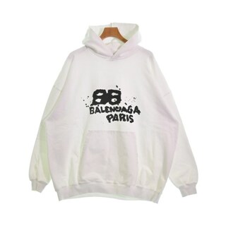 バレンシアガ(Balenciaga)のBALENCIAGA バレンシアガ パーカー XXS 白 【古着】【中古】(パーカー)