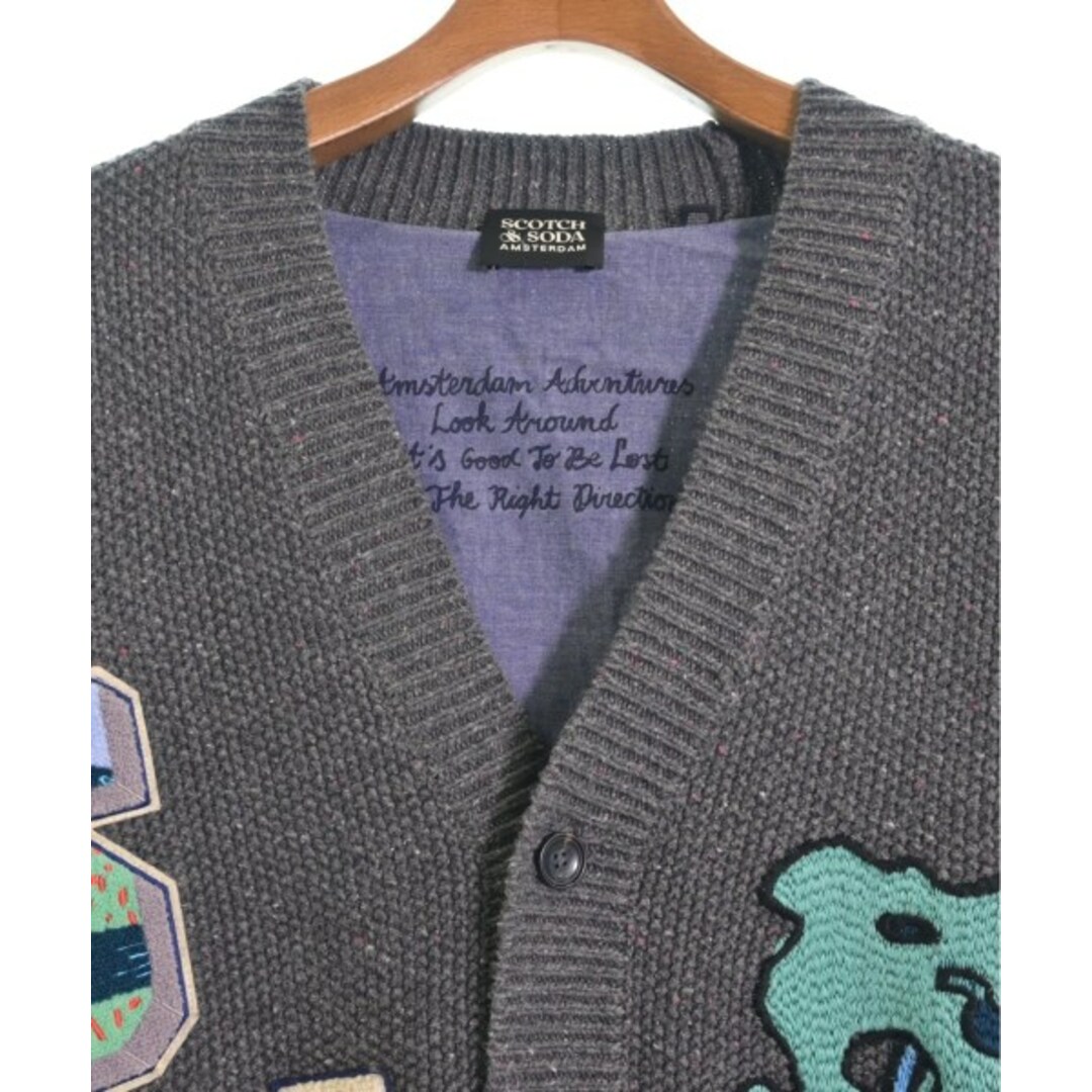 SCOTCH & SODA(スコッチアンドソーダ)のSCOTCH&SODA スコッチアンドソーダ カーディガン L グレー 【古着】【中古】 メンズのトップス(カーディガン)の商品写真