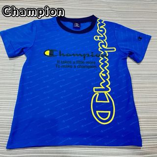 チャンピオン(Champion)のチャンピオン　Tシャツ　S 150 青　スポーツ　サッカー(ウェア)