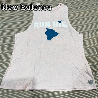 ニューバランス(New Balance)のニューバランス　タンクトップ　ピンク　スポーツ　トレーニング(タンクトップ)