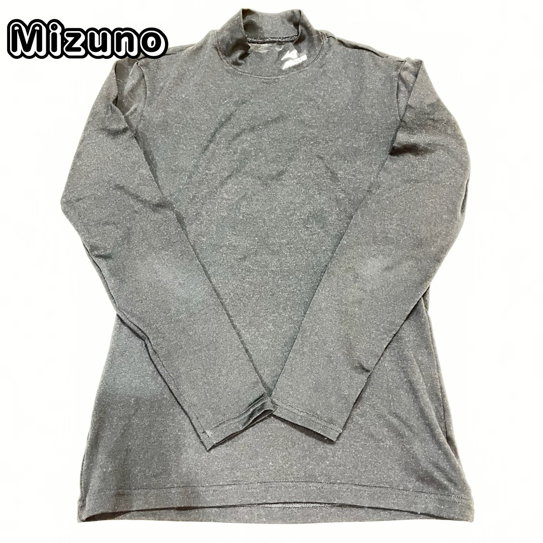 MIZUNO(ミズノ)のミズノ　長袖　Tシャツ　ヒートテック　M ブラック　 レディースの下着/アンダーウェア(アンダーシャツ/防寒インナー)の商品写真
