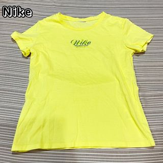 ナイキ(NIKE)のNIKE Tシャツ　レディース　M イエロー(Tシャツ(半袖/袖なし))