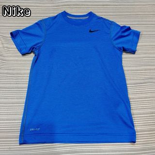 ナイキ(NIKE)のNIKE Tシャツ　ジュニア　S ブルー　スポーツ(Tシャツ/カットソー)