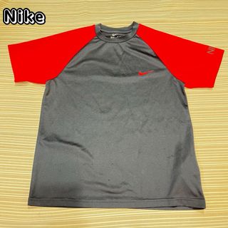 ナイキ(NIKE)のNIKE Tシャツ　ジュニア　M ブラック　レッド　スポーツ　美品(Tシャツ/カットソー)