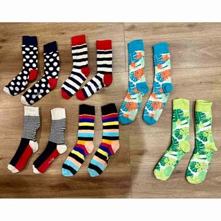 ハッピーソックス(Happy Socks)の＜USED・6点セット＞HAPPY SOCKS 【ハッピーソックス】 25-29(ソックス)