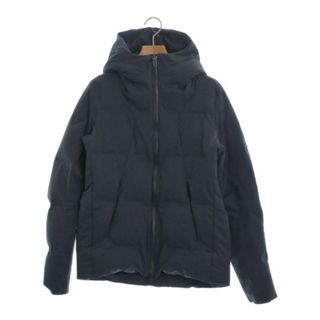 デサント(DESCENTE)のDESCENTE デサント ダウンジャケット/ダウンベスト S 紺 【古着】【中古】(ダウンジャケット)