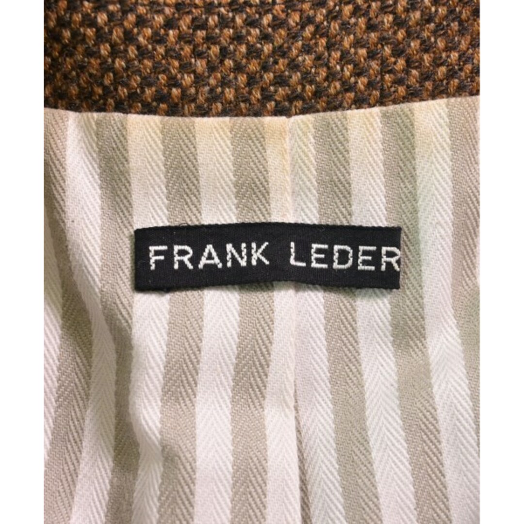 FRANK LEDER(フランクリーダー)のFRANK LEDER フランクリーダー テーラードジャケット XS 茶(総柄) 【古着】【中古】 メンズのジャケット/アウター(テーラードジャケット)の商品写真