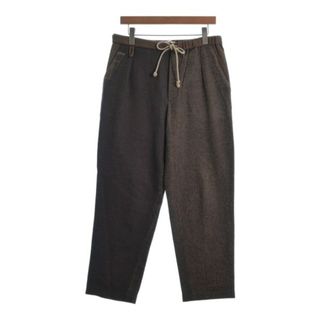 FRANK LEDER フランクリーダー パンツ（その他） S 茶x黒(総柄) 【古着】【中古】