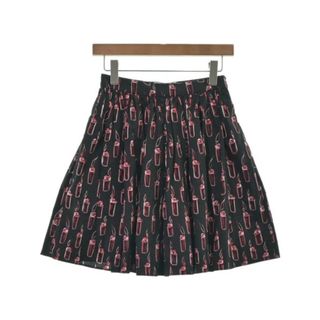 miumiu - 美品 ミュウミュウ 春夏 バックギャザー 膝丈 フレアスカート miumiu - 美品 ミュウミュウ 春夏 バックギャザー 膝丈 フレアスカート