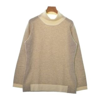 ラピーヌブランシュ(LAPINE BLANCHE)のLAPINE BLANCHE ニット・セーター 40(M位) ベージュ 【古着】【中古】(ニット/セーター)