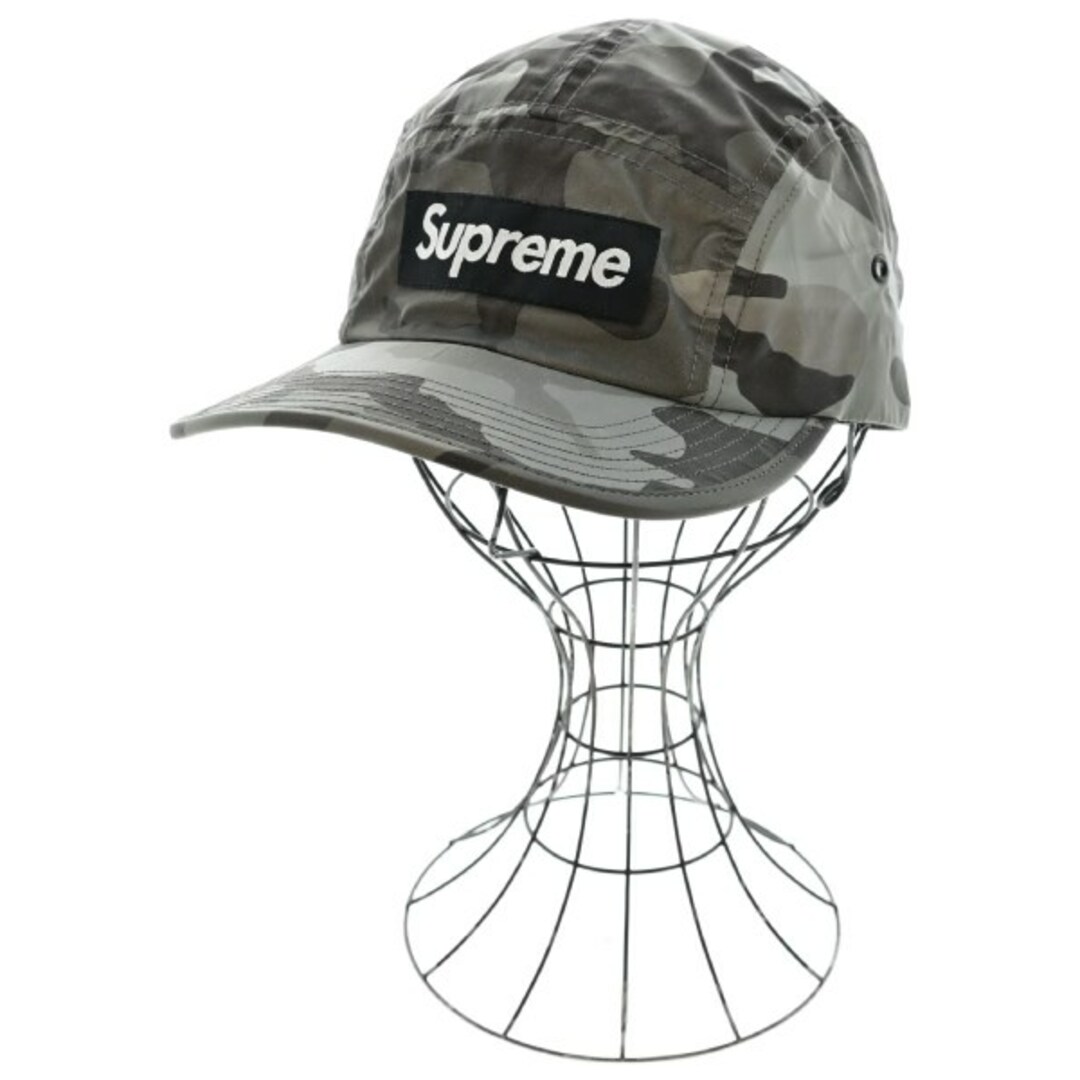 Supreme(シュプリーム)のSupreme シュプリーム キャップ - グレーx茶(迷彩) 【古着】【中古】 メンズの帽子(キャップ)の商品写真