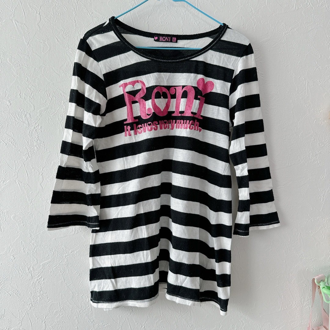 RONI(ロニィ)のRONI★七分袖カットソー　140 キッズ/ベビー/マタニティのキッズ服女の子用(90cm~)(Tシャツ/カットソー)の商品写真