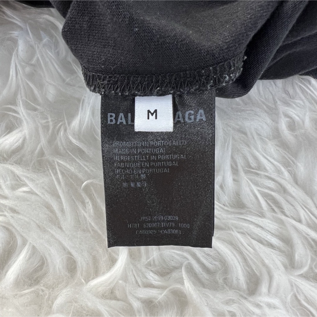Balenciaga(バレンシアガ)の【BALENCIAGA】マスターカード ロゴ 半袖 Tシャツ ブラック  メンズのトップス(Tシャツ/カットソー(半袖/袖なし))の商品写真