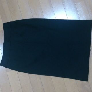 ダブルスタンダードクロージング(DOUBLE STANDARD CLOTHING)の膝丈 黒スカート送料込み(^^)(ひざ丈スカート)