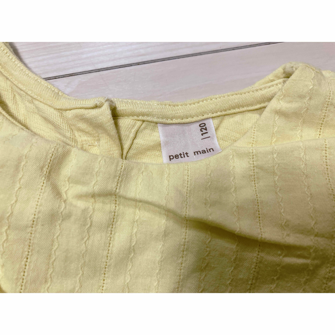 petit main(プティマイン)のセーラー衿 ノースリーブTシャツ キッズ/ベビー/マタニティのキッズ服女の子用(90cm~)(Tシャツ/カットソー)の商品写真