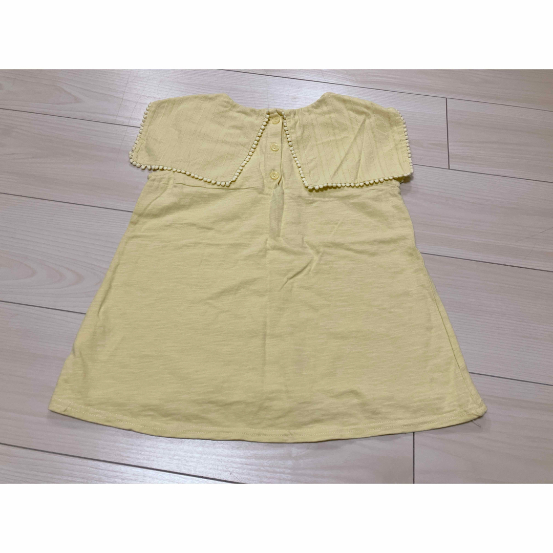 petit main(プティマイン)のセーラー衿 ノースリーブTシャツ キッズ/ベビー/マタニティのキッズ服女の子用(90cm~)(Tシャツ/カットソー)の商品写真