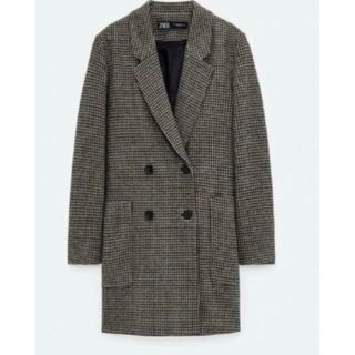 ザラ チェック チェスターコート(レディース)の通販 100点以上 | ZARA ザラ チェック チェスターコート(レディース)の通販 100点以上 | ZARA