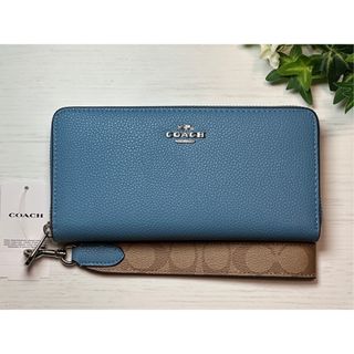 COACH - 箱付き 26290 コーチ 長財布 紫 パープル フラワーの通販 by