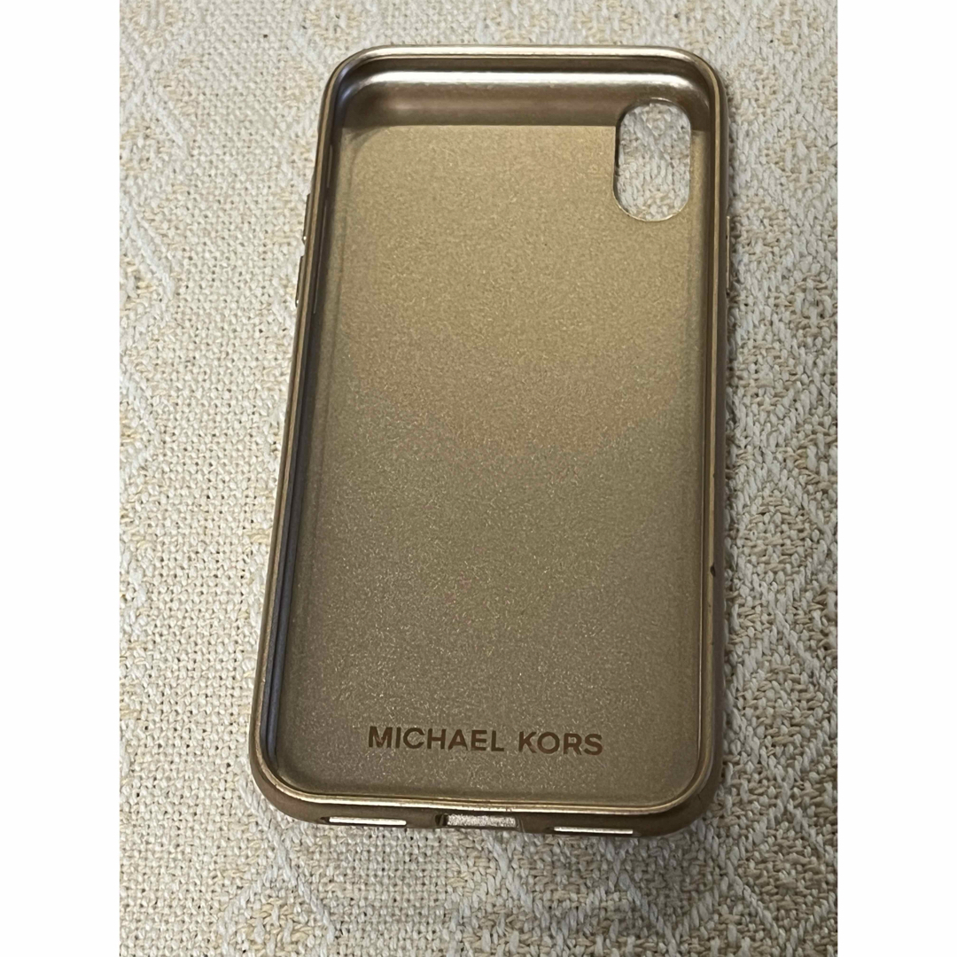 Michael Kors(マイケルコース)の【未使用】マイケルコース　スマホケース　iPhonex スマホ/家電/カメラのスマホアクセサリー(iPhoneケース)の商品写真